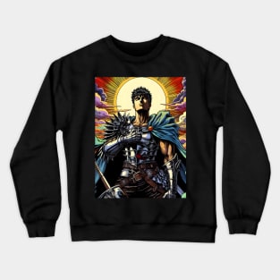 Anime Wonderland: Whimsical Art Prints Featuring Manga-Inspired Designs for Otaku Bliss! Crewneck Sweatshirt